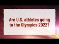 Why did the US boycott the Olympics?