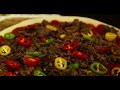 🍕 SERBIAN CHEF'S MEXICAN PIZZA | JUNGLE COOKING ASMR 😌
