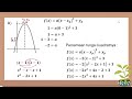 Cara Menentukan Persamaan Fungsi Kuadrat pada Grafik
