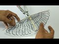 Make A Rubber Band Powered Ornithopter with New Flapping Mechanism #ornithopter #diy