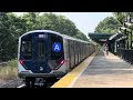 IND Rockaway Line| (A)(S) Local/Bypass + R142A MetroFlexx Train Action @ Aqueduct Racetrack