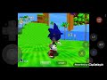 Green Hill Zone (Sonic Adventure 2) gameplay! (REDream, cheats ON)