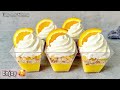 Orange no bake dessert cups. It will melt in your mouth! Easy and Yummy!