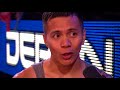 Deren Perez is the first to beat Crazy Cliffhanger | Ninja Warrior UK