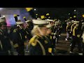 Michigan Marching Band 2023 Purdue Game Parade from Stadium