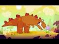 Om Nom Cafe  🍰 Hungry Dinosaur 🦖  Funny cartoons for kids