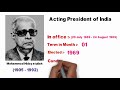 Presidents List of India 1952 to 2018 - All Presidents of India