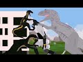 Indominus rex,Indoraptor and Scorpius rex vs Brad-XL(Made by me) | AUTO RPG Anything
