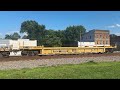 CSXT L607.10 solid EMD’s SD70MACe’s 4561 & 4574 SD40-2 8249 in Elm City w/ cool crew & sweet K5LA