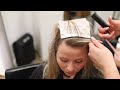 Blonde Highlights with a Root Shadow | How to do a Full Foil Technique with Babylights (super easy!)
