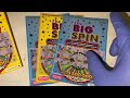 AWESOME WINNER ON $5 THE BIG SPIN CALIFORNIA LOTTERY SCRATCHERS SCRATCH OFF!