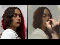 Portrait Sketch in Oils Time Lapse of My Process