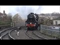 Clun Castle and 44871 at Leamington 11 12 21