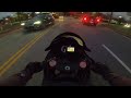 NINJA 636 CRAZY HIGHWAY RIDE | POV | M4 EXHAUST | SUNSET RIDE