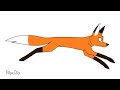 zorro corriendo (Animación)