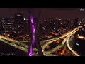 Sao Paulo 4K drone view • Beautiful aerial view over Sao Paulo | Relaxation film with calming music