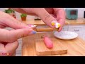 Sweet Miniature Strawberry Cake Decorating | Wonderful Miniature Pink Cake Ideas | Tiny Cakes