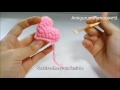 Crochet Heart Tutorial for Beginner | easy and fast step by step video