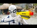 PRO 6 SPIDER-MAN & ALIEN SUPERHERO || PURPLE or WHITE Suit ??? ( Comedy Battle Mini Games )