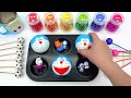 Satisfying Video l How to make Rainbow Lollipop Candy and Glossy Balls into Playdoh Cutting ASMR