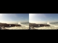 Crazy Waves at Sunset Cliffs - sbs 3D