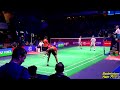 So much impressive defense with using wrist.  Gideon/Sukamuljo VS Rankireddy/Shetty