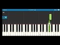 Tocando BELIEVER, do IMAGINE DRAGONS, no Piano (Synthesia Piano)