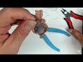 Dragon Veins Pendant TUTORIAL Part 3 of 3 - Finish Design! Wire Weaving, Pendant