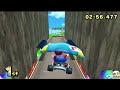 Playable Balloon Mario in Mario Kart 7 (Mushroom Cup)