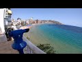 ⁴ᴷ BENIDORM walking tour 🇪🇸 Old town and Poniente beach, Costa Blanca, Spain (part 3) 4K