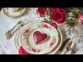 Valentine's Day Tablescapes Ideas • Romantic Jazz & Table Decor Inspiration • Quintessential Home