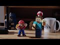 Stop Motion- Minecraft Steve Teasing Super Mario | Minecraft