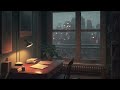 study room with rain sounds ☂️ ambience for studying, relaxing 💦 Rainy Chillout Vibes