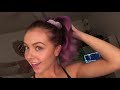 DYING MY HAIR PURPLE! | HAIR TRANSFORMATION |