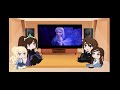 past anna, elsa and parents react to present (lazy)