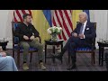 Biden publicly apologizes to Zelenskyy for delay in Military assistance during France meeting