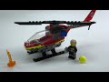 LEGO City 60411 Fire Rescue Helicopter - LEGO Speed Build