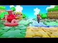 Super Mario Party: Team Bowser Jr and Mario vs Team Yoshi and Daisy! RUINS TREASURE HUNT