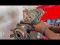 How Repaired A Badly Broken Truck CrankShaft That was Very Risky Situation wise Mechanic Handle it..