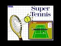 Super Tennis Sega Master System Video Theme 4-3 and 16-9