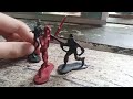 BLACK ENEMIES VS BLUE ENEMIES AND RED ENEMIES FIGHT ARMY MEN TOY MOVIE