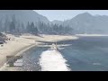 GTA V Online landing titan on water (fail)