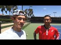 Pickleball Pro Challenges Me Using A PADDLE!!