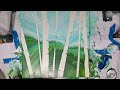 Aspen Fall - Acrylic Fluid Art