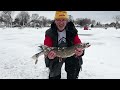 Ice Fishing Walleye And Pike On The Madison Chain