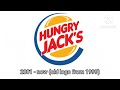 Hungry Jack's historical logos (with the restaurant logos intro at the start of the video)