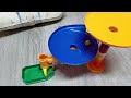 CRAZY 2 STORY Marble Run Race!