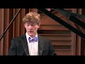 Jan Lisiecki Plays Chopin Ballade no.4 in F minor, Op. 52