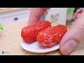 Crispy Miniature Fried Calamari Tutorial With Relaxing Music | Amazing Rhythms Miniature Cooking