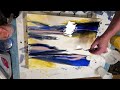 Fluid Acrylic Art - Pearl Technique - Orinoco Flow